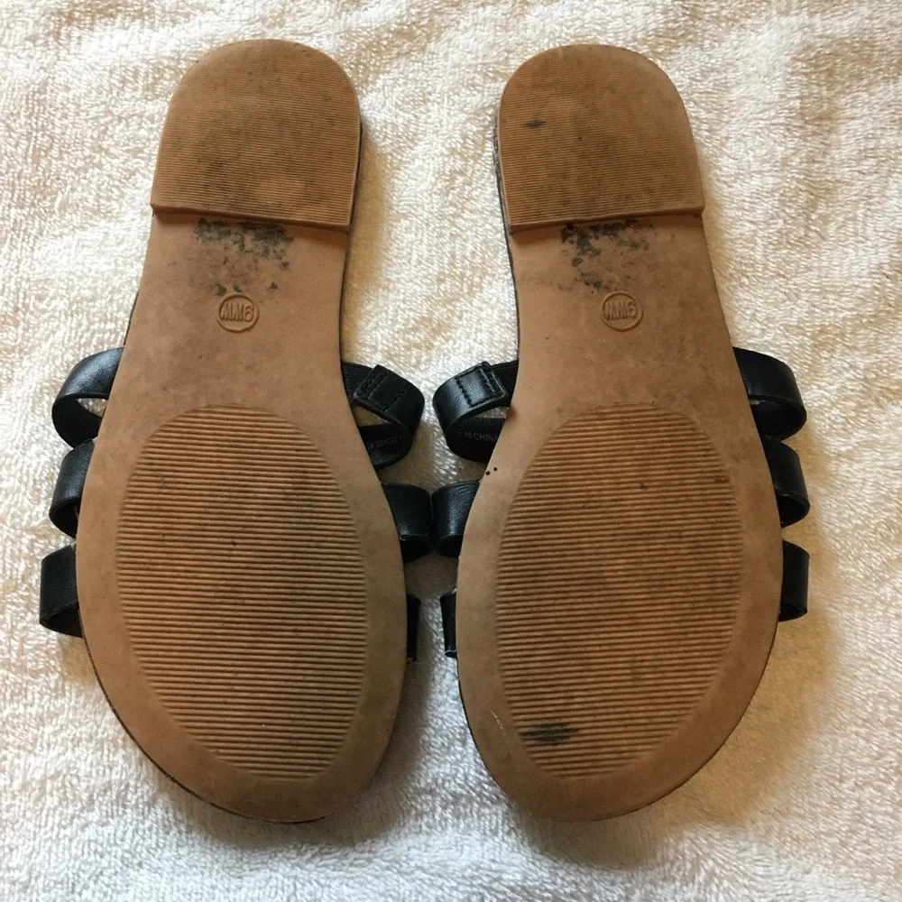 Torrid Black Interlocking Strap Slide Sandals Torrid black loafers.
